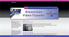 Desktop Screenshot of glasscreen.de